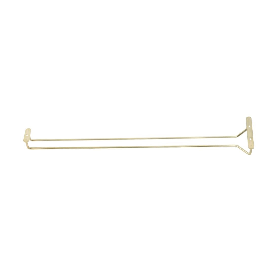 Beaumont Brass Wine Glass Rack 609mm