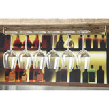 Beaumont Brass Wine Glass Rack 609mm