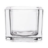 Olympia Glasses Tealight Holders Square Clear (6 Pack)