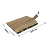 Olympia Acacia Wood Wavy Handled Wooden Board Small 305mm