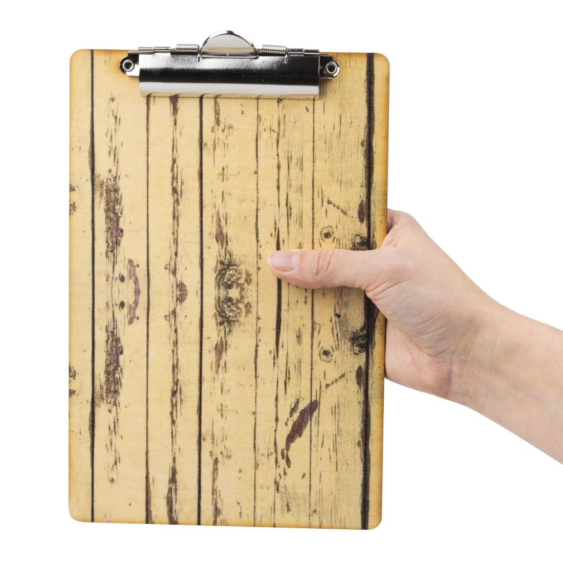 Wood Effect A5 Menu Presentation Clipboard