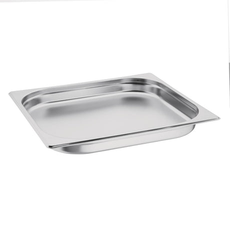 Vogue Stainless Steel Gastronorm 2/3 Tray 20mm