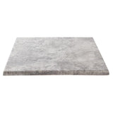 Werzalit Pre-drilled Square Table Top Concrete 600mm