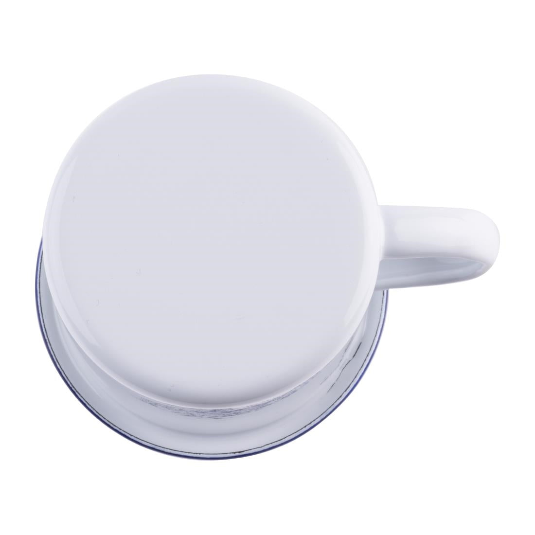 Olympia Enamel Mugs 350ml (6 Pack)