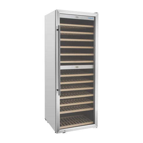 Polar G-Series Dual Zone Wine Fridge Stainless Steel 109 Bottle