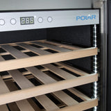 Polar G-Series Dual Zone Wine Fridge Stainless Steel 109 Bottle