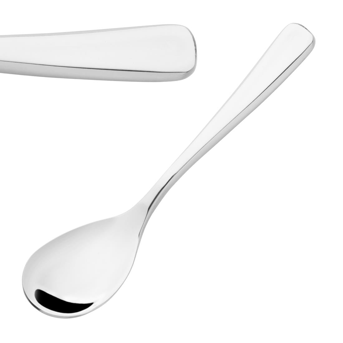 Olympia Roma 18/10 Stainless Steel Coffee Spoons (Pack of 12)