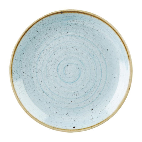 Churchill Stonecast Round Coupe Plate Duck Egg Blue 295mm (12 Pack)