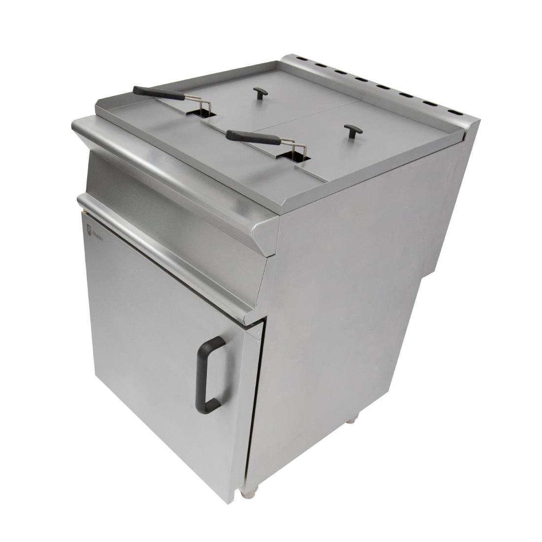 Parry Twin Tank Twin Basket Free Standing Propane Gas Fryer PDGF