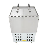 Parry Twin Tank Twin Basket Free Standing Natural Gas Fryer GDF