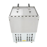 Parry Twin Tank Twin Basket Free Standing Propane Gas Fryer PDGF