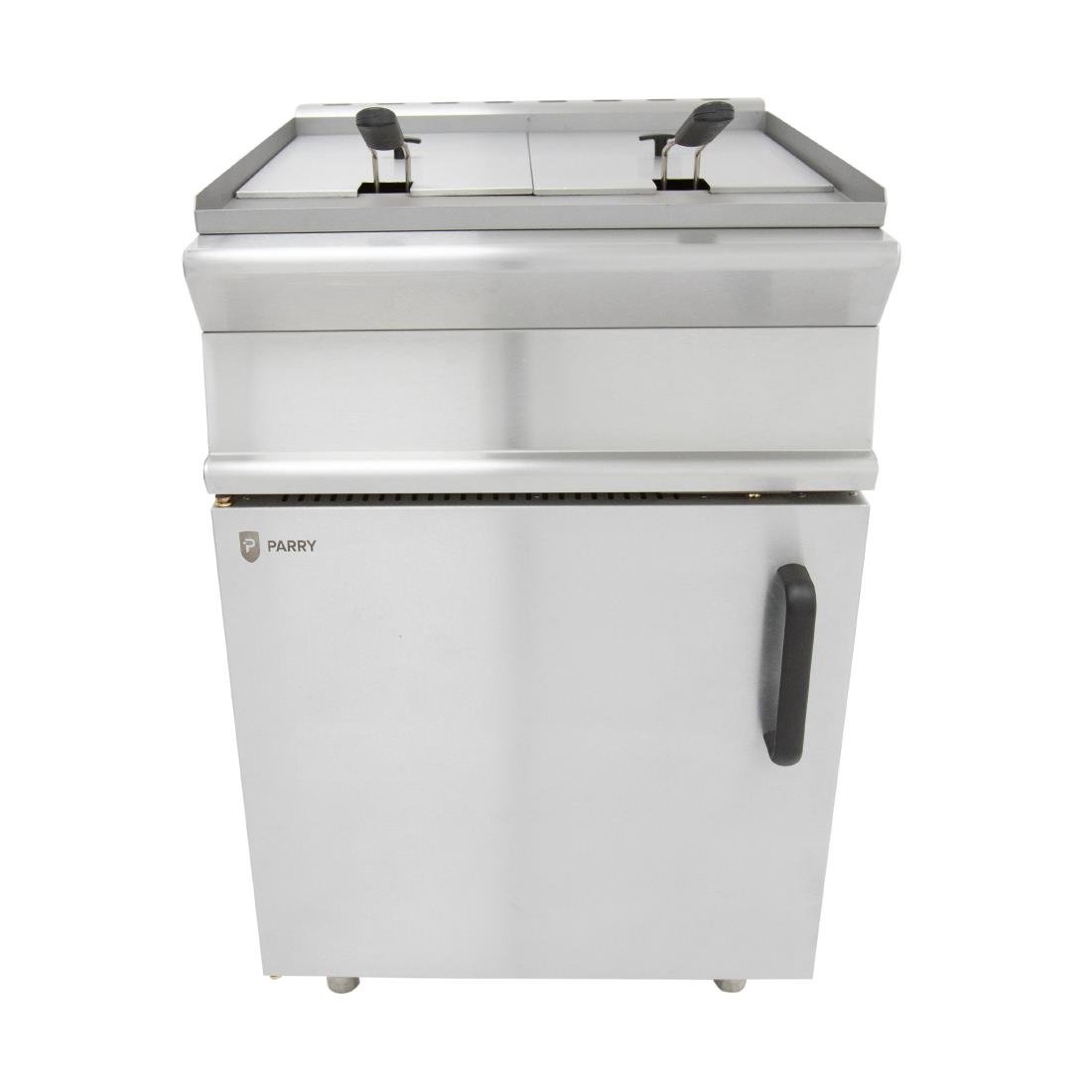 Parry Twin Tank Twin Basket Free Standing Propane Gas Fryer PDGF