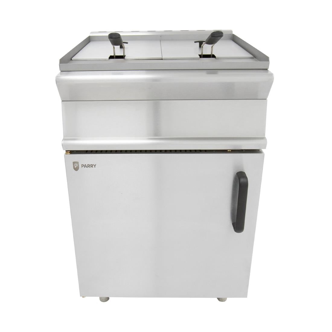 Parry Twin Tank Twin Basket Free Standing Natural Gas Fryer GDF