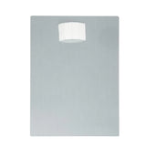 Vogue Brushed Steel Food Allergy Sign A5