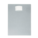 Vogue Brushed Steel Food Allergy Sign A5