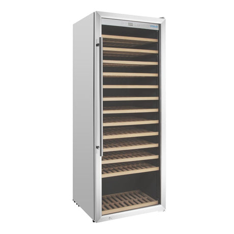 Polar G-Series Single Zone Wine Fridge Stainless Steel 126 bottles