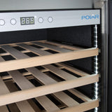 Polar G-Series Single Zone Wine Fridge Stainless Steel 187 bottles
