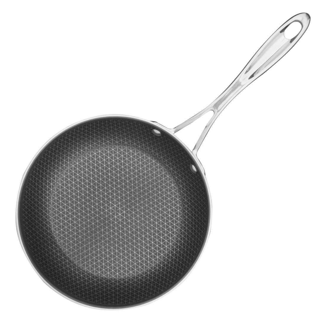Vogue Tri-Shield Stainless Steel Frying Pan with Clad Coating 20cm