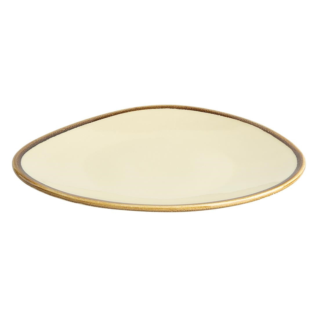 Olympia Kiln Triangular Plates Sandstone 280mm (4 Pack)