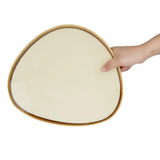 Olympia Kiln Triangular Plates Sandstone 280mm (4 Pack)