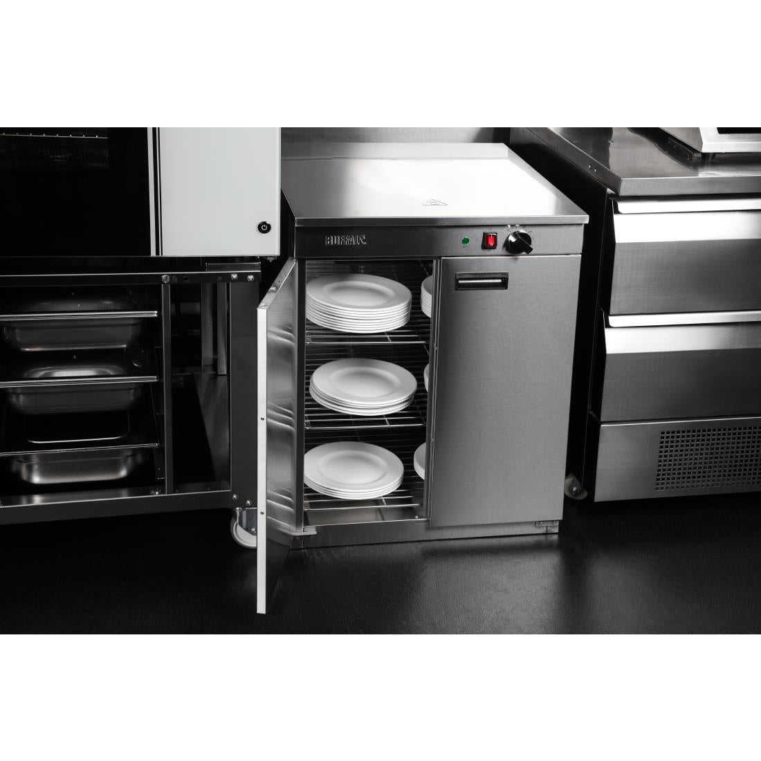 Buffalo Double Door Plate Warmer