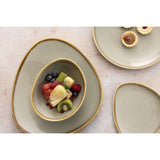 Olympia Kiln Triangular Plate Moss 230mm (Pack of 6)