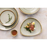 Olympia Kiln Triangular Plate Moss 230mm (Pack of 6)