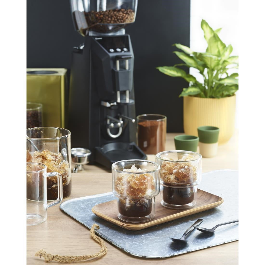 Santos On-Demand Coffee Grinder 59TA with Tamper Black
