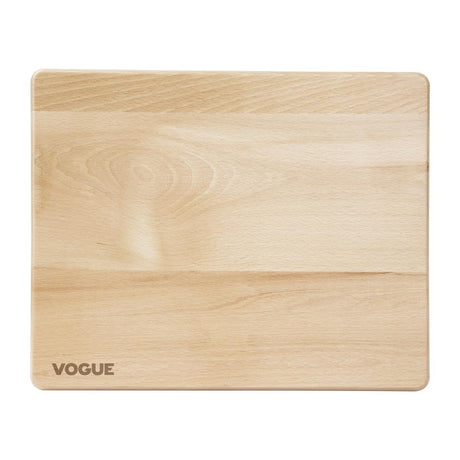Vogue Beech Chopping Board Medium 380x305x30mm