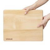 Vogue Beech Chopping Board Medium 380x305x30mm