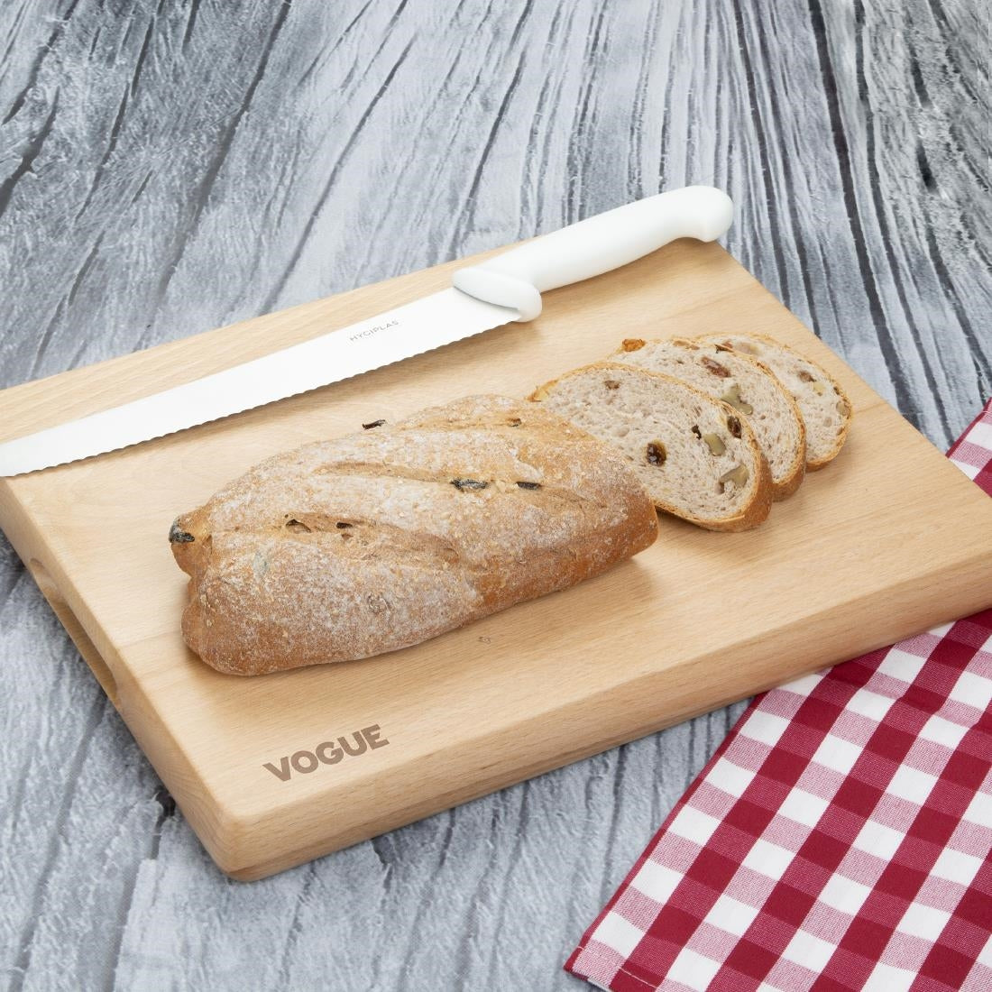 Vogue Beech Chopping Board Medium 380x305x30mm