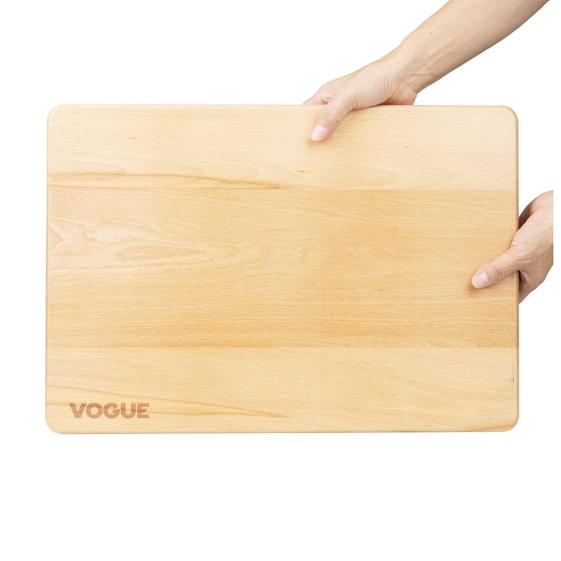 Vogue Beech Chopping Board Large 510x355x30mm