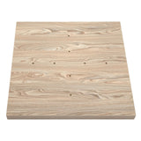 Bolero Pre-drilled Square Tabletop Antique Natural 600mm