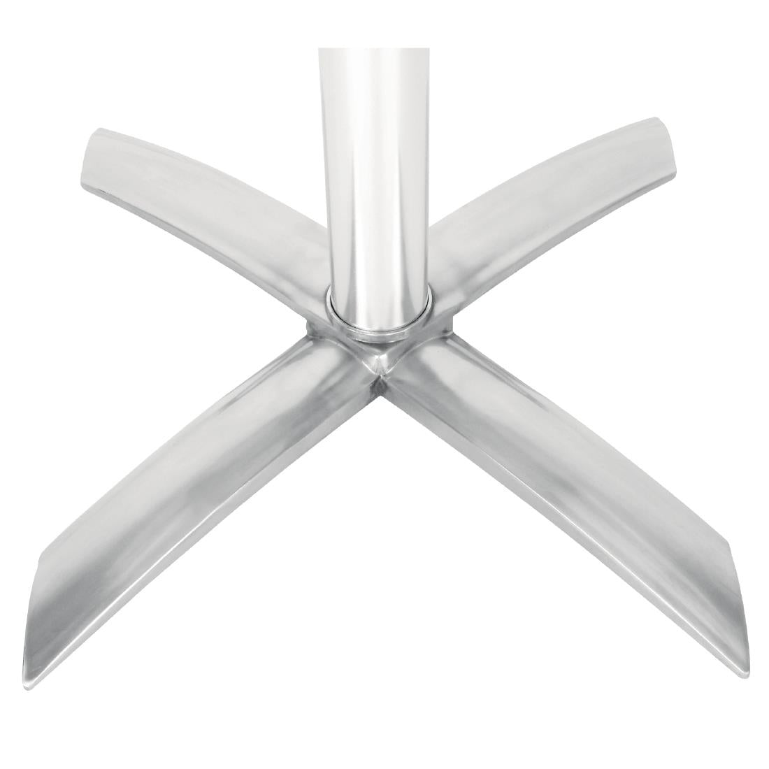 Bolero Round Flip Top Poseur Table Stainless Steel 600mm