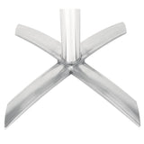 Bolero Round Flip Top Poseur Table Stainless Steel 600mm