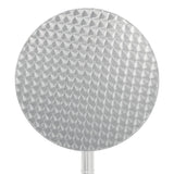 Bolero Round Flip Top Poseur Table Stainless Steel 600mm