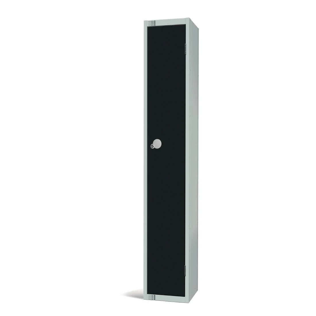 Elite Single Door Manual Combination Locker Locker Black with sloping top