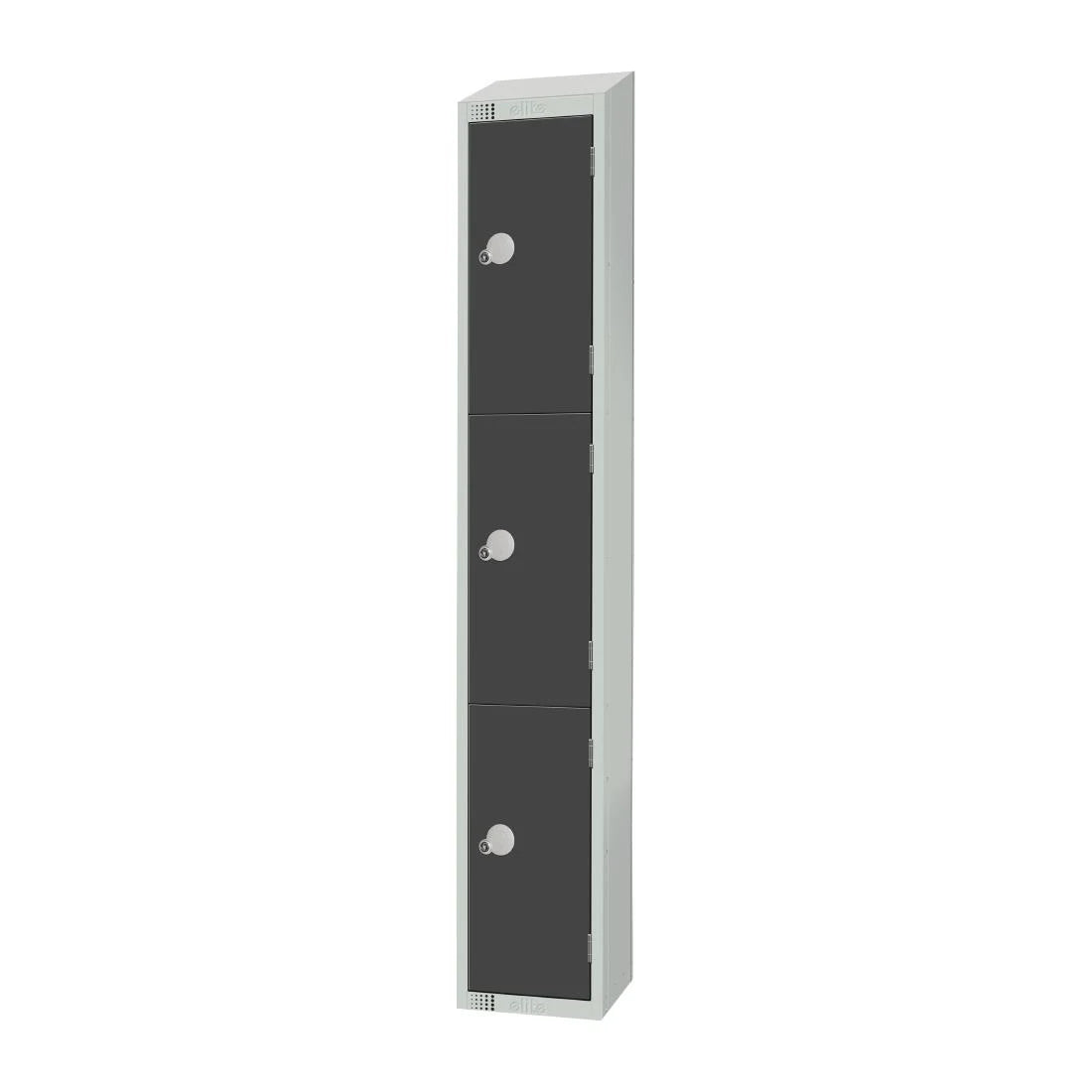 Elite Three Door Manual Combination Locker Locker Graphite Grey