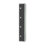Elite Four Door Coin Return Locker Graphite Grey