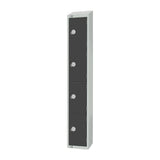 Elite Four Door Manual Combination Locker Locker Graphite Grey