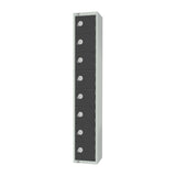 Elite Eight Door Coin Return Locker Graphite Grey