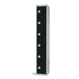 Elite Six Door Electronic Combination Locker Black