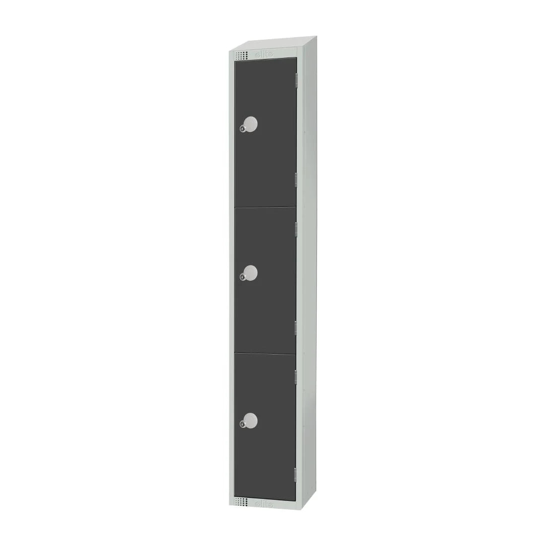 Elite Three Door Manual Combination Locker Locker Graphite Grey