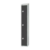 Elite Three Door Manual Combination Locker Locker Graphite Grey