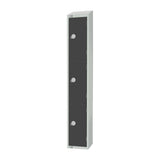 Elite Three Door Manual Combination Locker Locker Graphite Grey