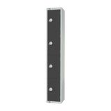 Elite Four Door Camlock Locker Graphite Grey