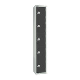 Elite Five Door Manual Combination Locker Locker Graphite Grey