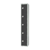 Elite Five Door Manual Combination Locker Locker Graphite Grey