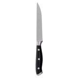 Olympia Premium Riveted Steak Knives with Black ABS Handles (6 Pack)