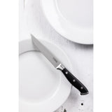 Olympia Premium Riveted Steak Knives with Black ABS Handles (6 Pack)